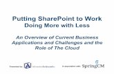 SharePoint Extending into the Cloud