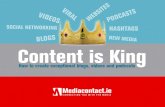 Content is King - Process for developing a winning website