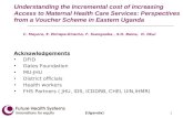 Incremental Costs of Voucher Scheme - Chrispus Mayora