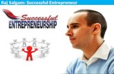 Raj salgam  successful entrepreneur