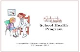 Re-defining School Health Programs in India