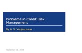 Credit Risk Management Problems