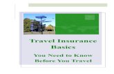Travel Insurance Basics You Need to Know Before You Travel