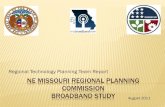 Northeast Missouri Regional Planning Commission Broadband Study Findings