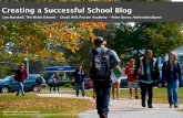 Creating a Successful School Blog