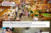 Social Media Conversion mit Monitoring und CRM