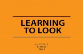 Learning to look (The art of observation)