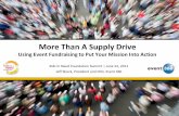 More Than A Supply Drive:Using Event Fundraising to Put Your Mission Into Action