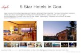 5 Star Hotels in Goa - Luxury Accommodation in Goa for all kind of tours