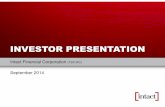 Investor Presentation September 2014