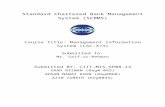 Management Information System of Standard Charterd Bank Pvt Ltd