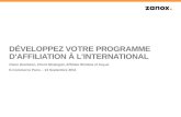 Développez votre Programme d'Affiliation à L’International - Owen Hewitson - E-Commerce Paris, September 2011