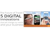 5 Digital Innovations transforming the travel industry