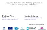 Mapping habitats and fishing grounds in coastal ecosystems of galicia