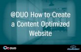 How to Create a Content Optimized Website