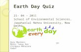 Earth Day Quiz 2011