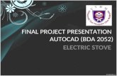 Electric Stove AutoCAD