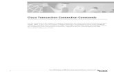 Cisco Transaction Connection Commands