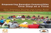 Empowering rwandan communities one step at a time