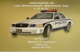 Info on Law Enforcement Appr Sundays