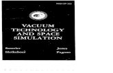 Vacuum Technology and Space Simulation NASA Book