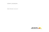 Axis Media Control Users Manual