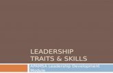 Leadership Traits Skills