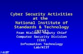 Cyber Security Activities at The