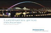 Philips Lighting Price List 2011