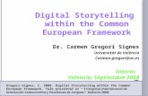 DigitalStorytelling within the Common European Framework for Education_2010