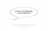 Pitching Hacks