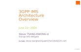 3GPP IMS Architecture Overview