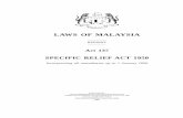 Malaysian Specific Relief Act