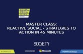 Reactive Social - Strategies To Action In 45 Minutes