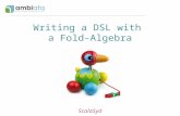 DSLs with fold algebras