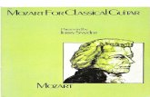 MOZART - Mozart for Classical Guitar (Transc Snyder) Chitarra