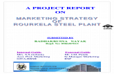 Mkting Strategy of Rulkele Steel Plant