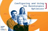 Configuring Using MaintenanceOptimizer