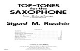 32476999 Rascher Sigurd M Top Tones for the Saxophone