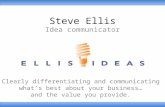 Ellis Ideas Presentation