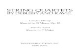Debussy - String Quartet (Score) - Dover Edition, From Ravel & Debussy String Quartets