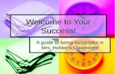 Welcome to your success!