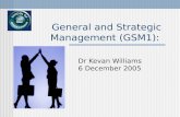 General and Strategic Management, By Dr Kevan Williams