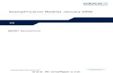 6EC01 Economics - Exemplification Report (January 2009)