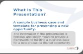 Business case    template