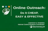 Online Outreach - Do It CHEAP, EASY & EFFECTIVE