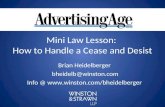 How to Handle a Cease and Desist - Ad Age Mini Law Lesson