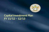 Capital Investment Plan - Tobin Tellers