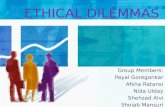 Ethical Dilemmas Group 4