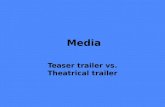 Theatrical vs teaser trailer